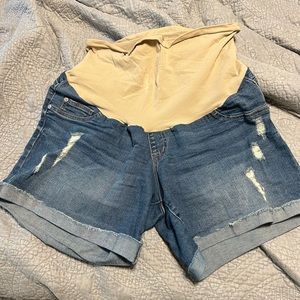 Maternity Jean Shorts